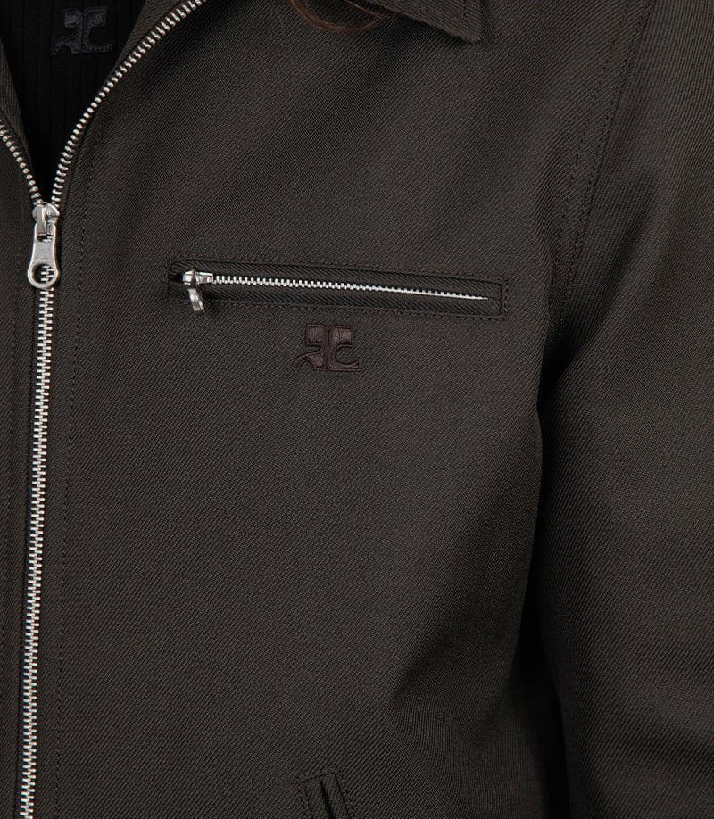 Veste twill retro signature324CBL204PL0056 - 1093 - FW24 - 48Courrèges