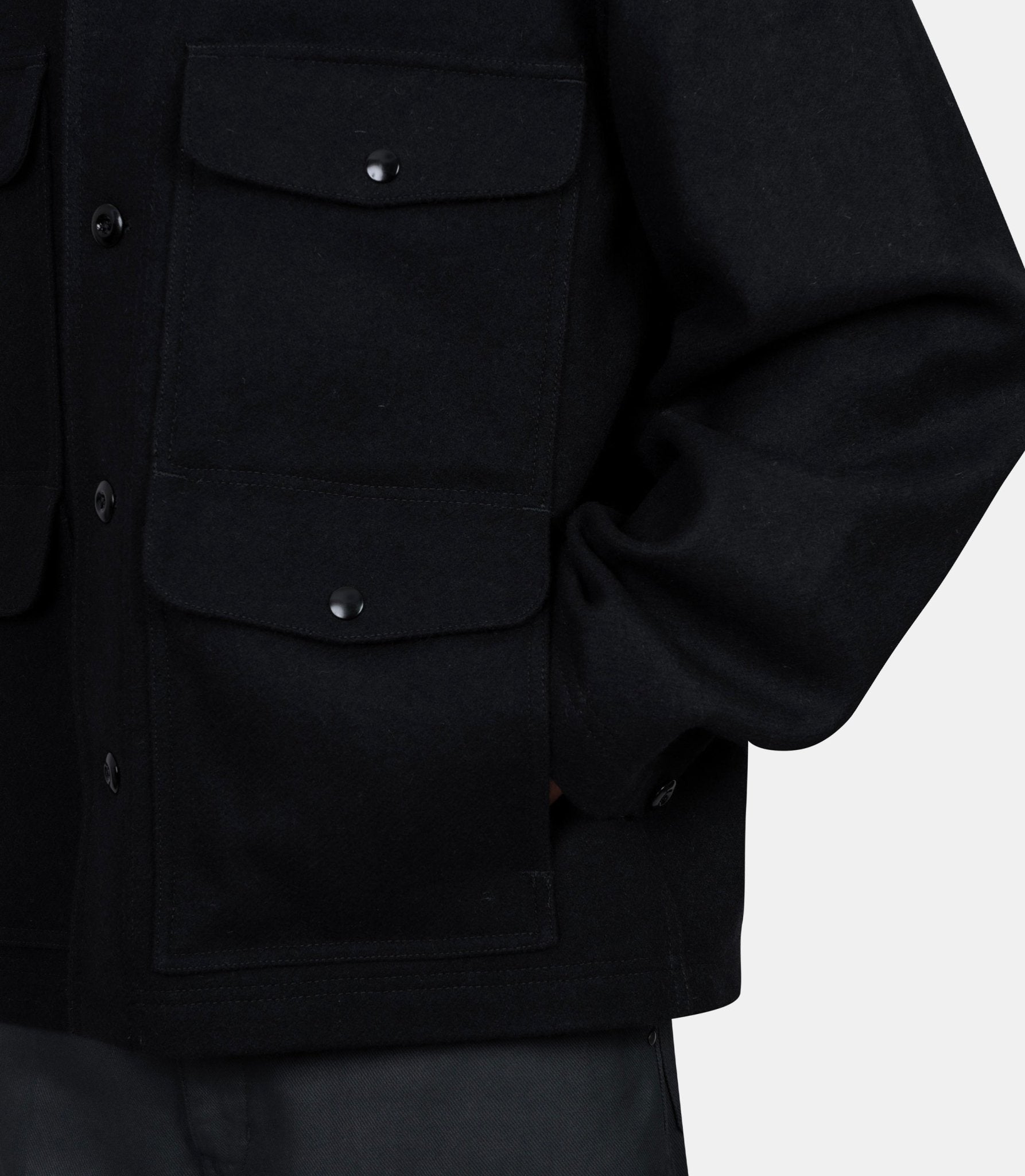 Veste utility - OW1168-LF1476-BK999-46 - Lemaire