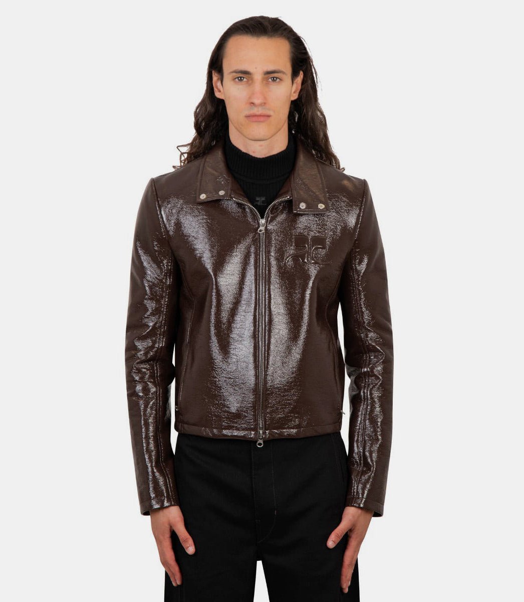 Veste vinyle biker iconic zippée324CBL195VY0014 - 1983 - FW24 - 48Courrèges