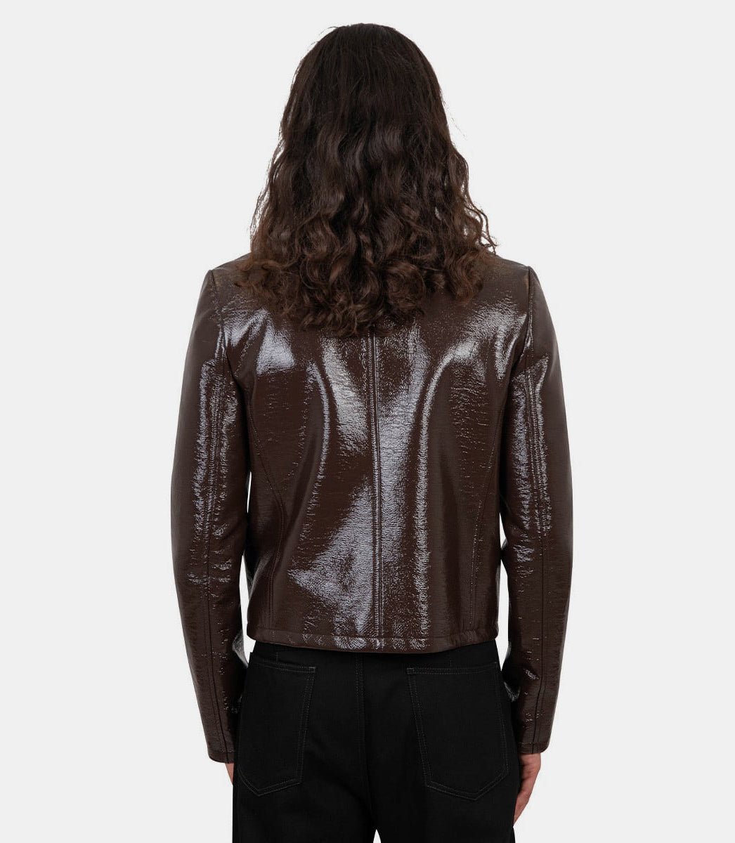 Veste vinyle biker iconic zippée324CBL195VY0014 - 1983 - FW24 - 48Courrèges