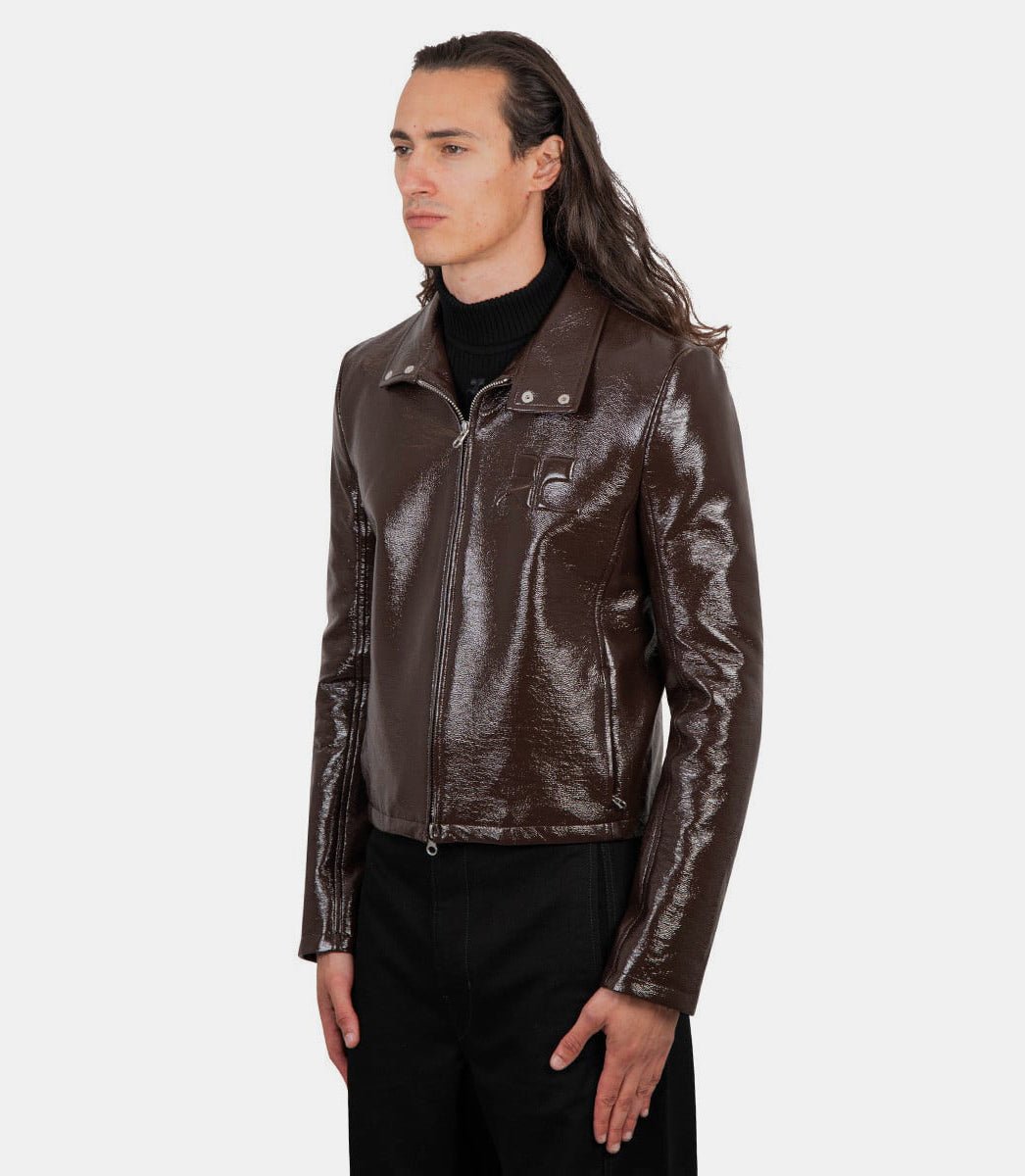 Veste vinyle biker iconic zippée324CBL195VY0014 - 1983 - FW24 - 48Courrèges