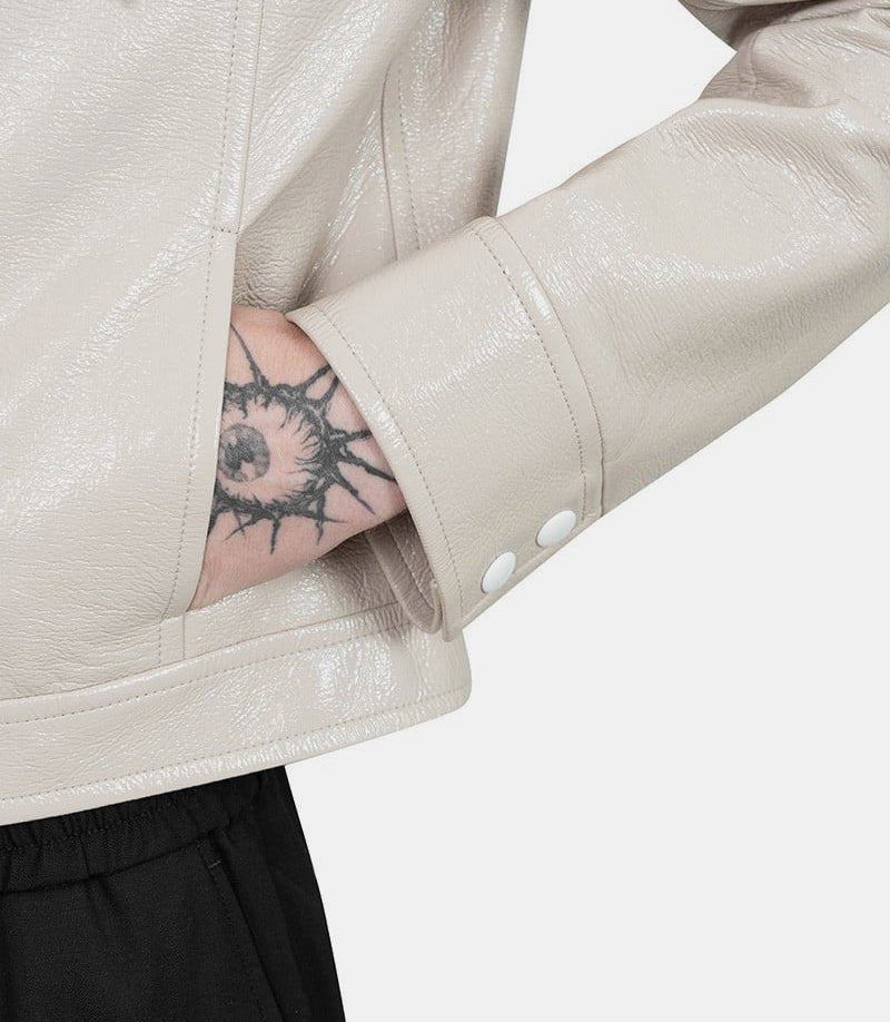 Veste vinyle réédition - PERCBL017VY0014 - 9100 - 46 - Courrèges