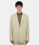 Veste viyella en laine torsadéeA23SJ01WV - IVORYYELLOW - SS23 - 3Auralee