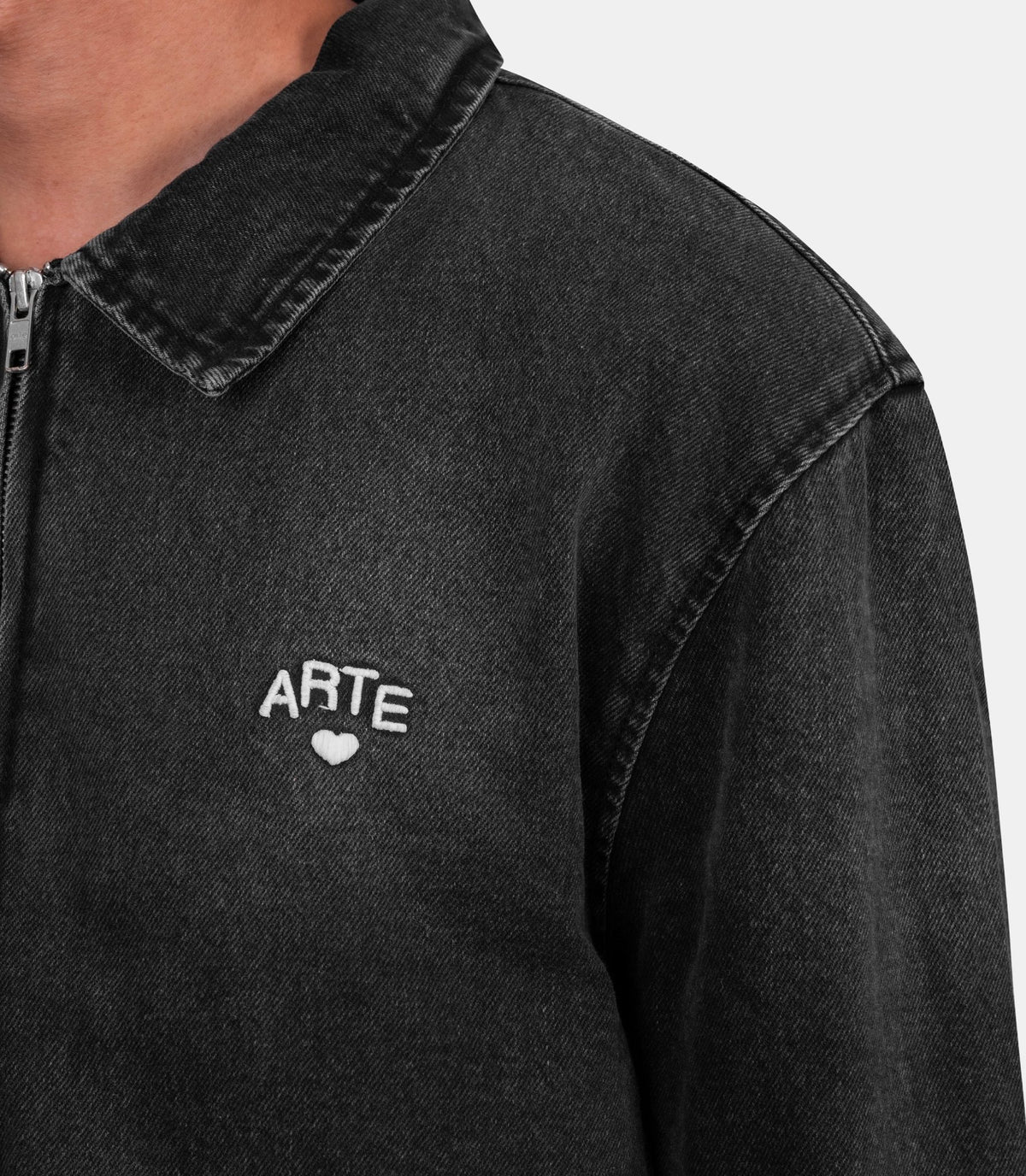 Veste washed denim-AW26-013J-1-S-Arte