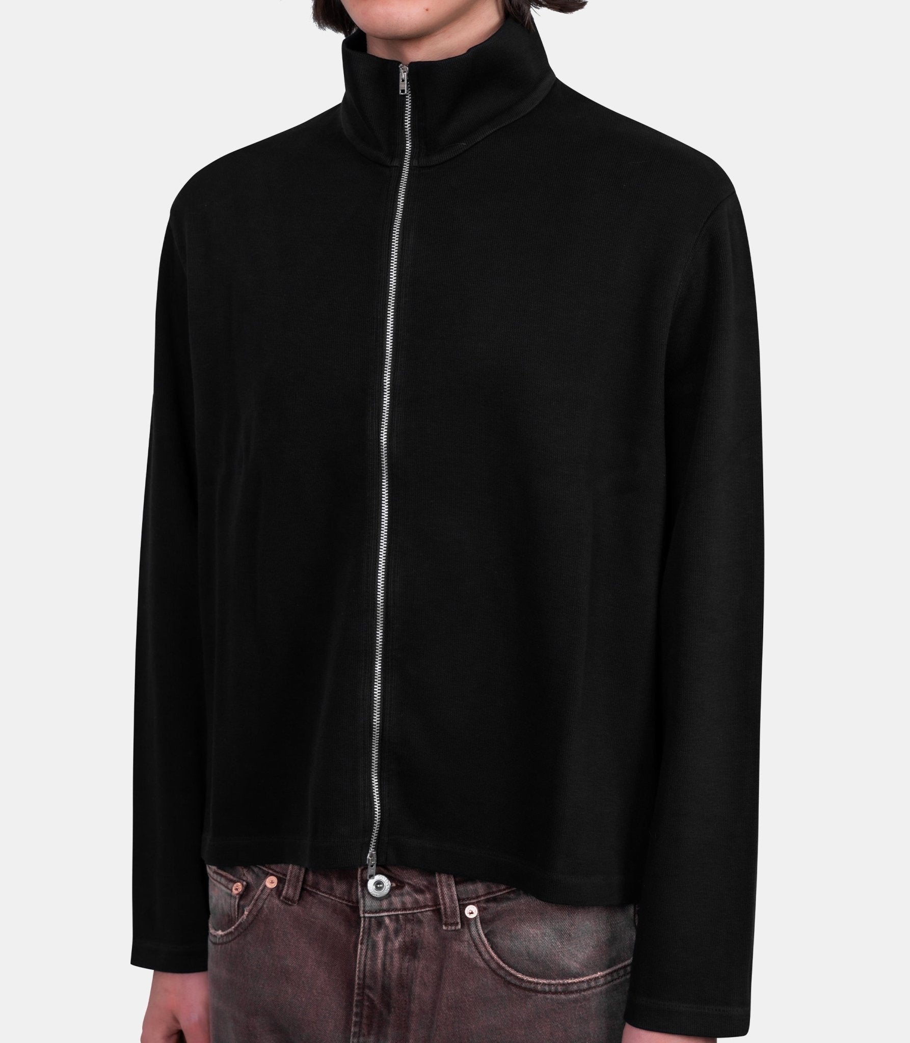 Veste zippée ajustée-M2266SBA-Noir-46-Our legacy