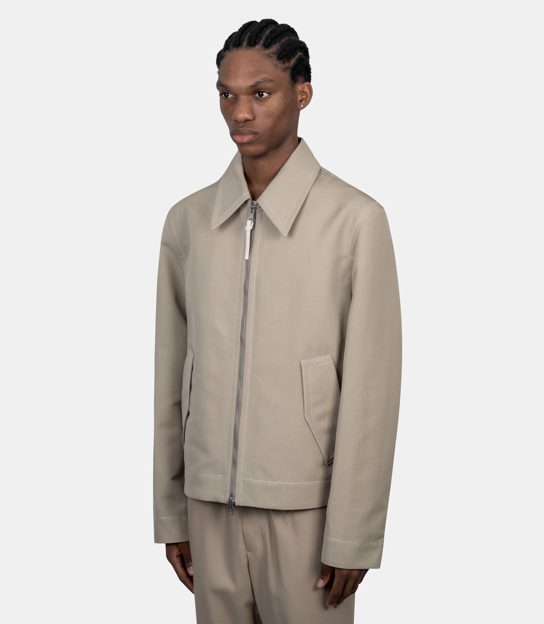 Veste zippée - HJK875.CO0212.A036-S - Ami paris