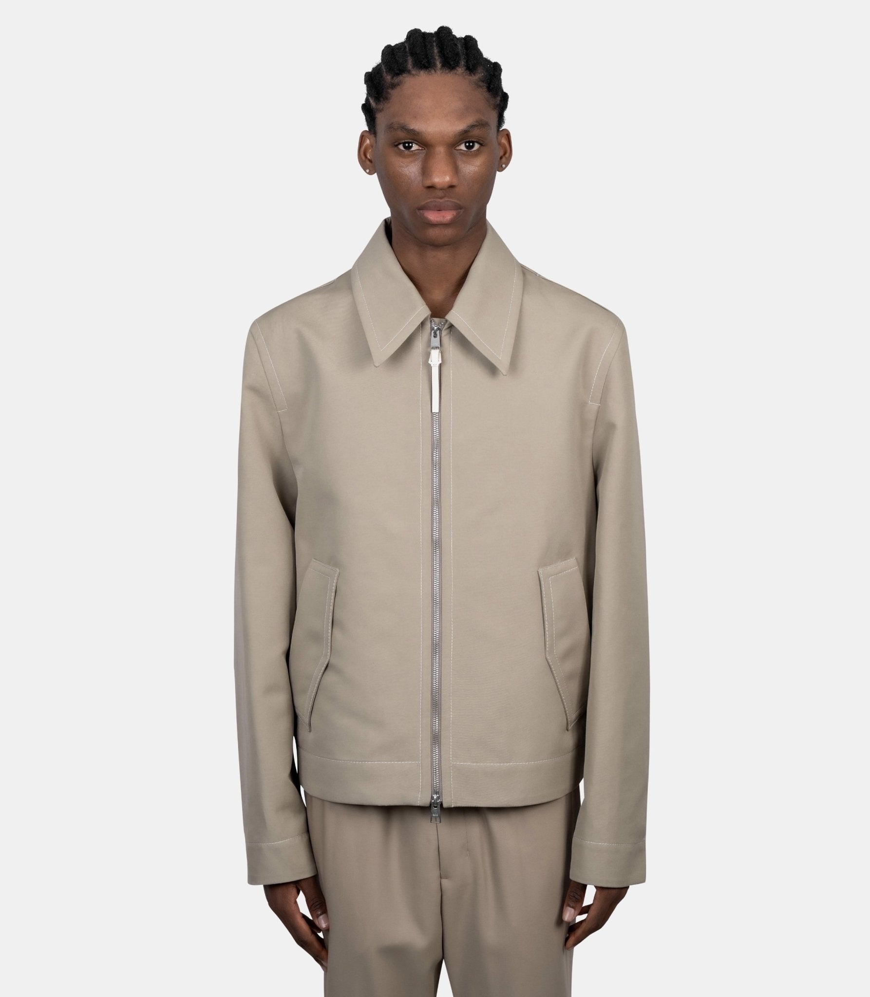 Veste zippée - HJK875.CO0212.A036-S - Ami paris