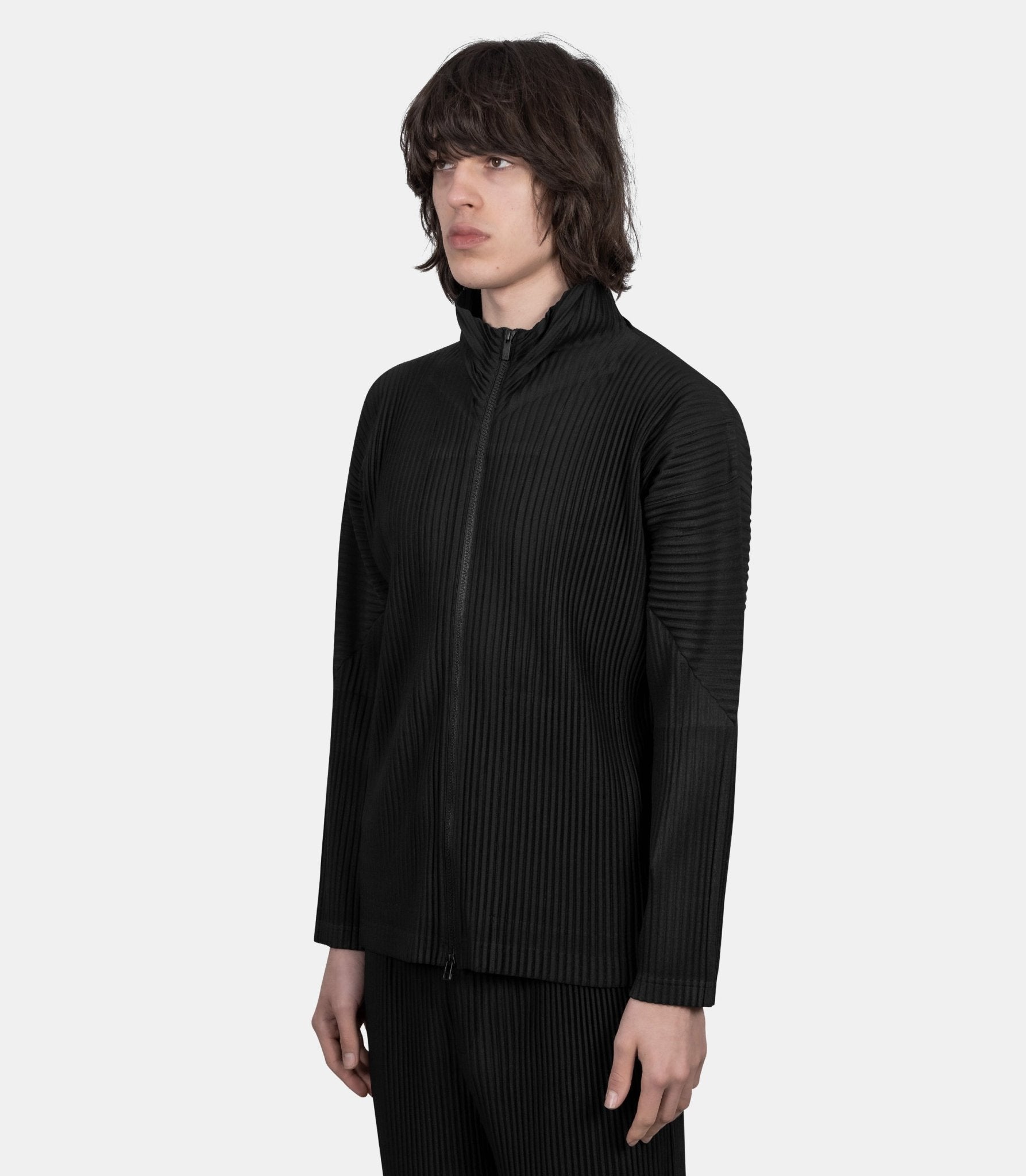 Basics zipped jacket - Men's pleated issey miyake - Family 3.0
