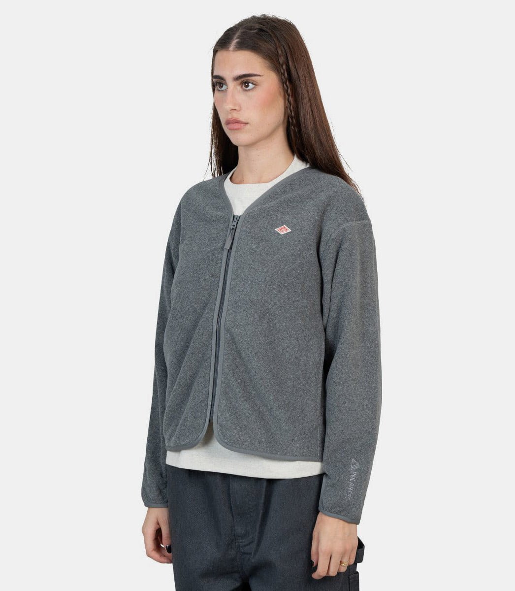 Veste zippée polaire grisDT - A0360 - GREY - FW24 - XSDanton
