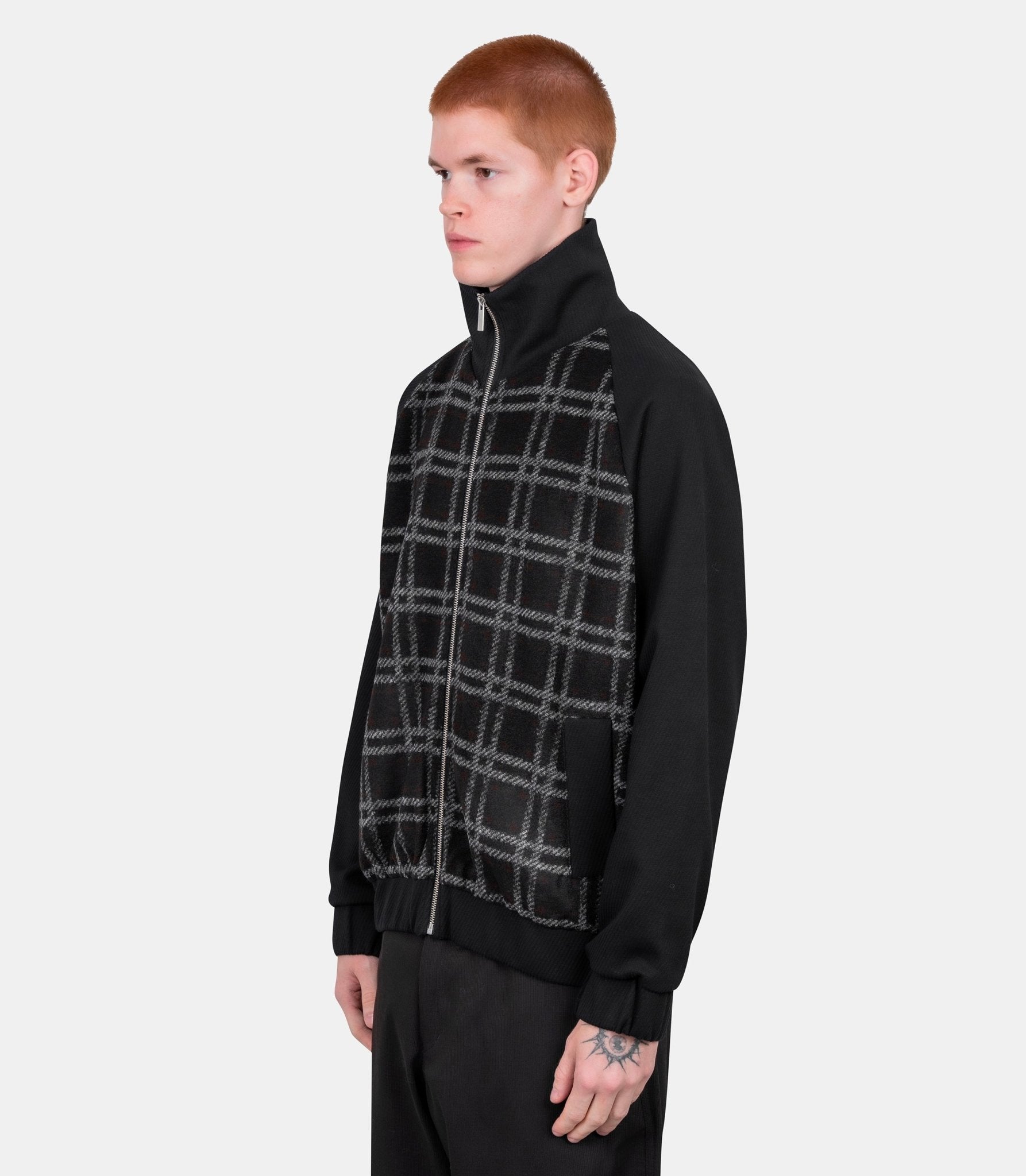 Veste zippée rag - BLACK/BROWNGREYCONTRAST-S - Vous décidez